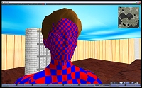 Appearance of Movable Life Avatar in 3D Client