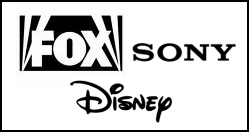 Fox, Sony, Disney Logos
